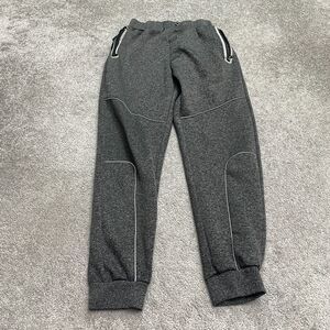 Fried Denim XI Jogger Tech Fleece Pants Mens Large Dark Gray Elastic Waist 24x28